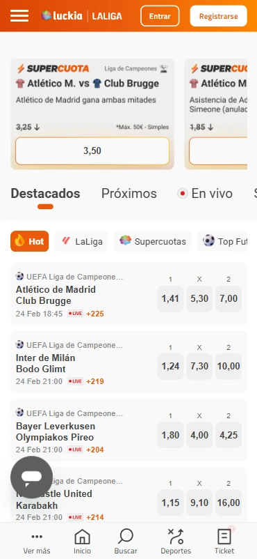Sportsbook Luckia