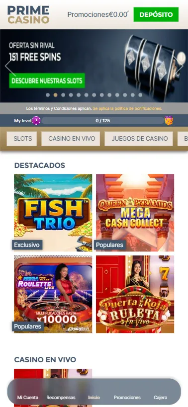 Prime Casino es de los primeros casinos de Skill On Net, fundada en 2005.