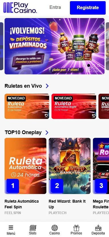 Podemos encontrar ruletas automáticas y ruletas en vivo en su selección de juegos de casino.